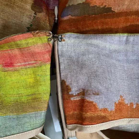 NWT Ulla Johnson | Aleksandra Pleated, Printed Linen Long Skirt Size 8 - Picture 11 of 13